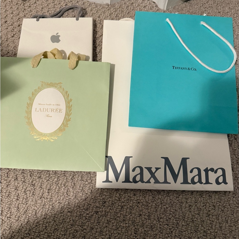 MaxMara and Tiffany & Co. Shopping Bags